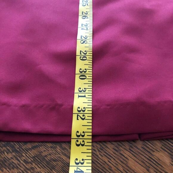 Alfred Angelo Wine Red Satin Strapless Occasion /Bridesmaid Dress - Picture 10 of 10